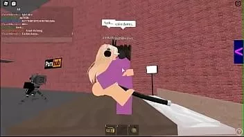 再生 紫のインキュバスは白い雌犬（roblox）をファック